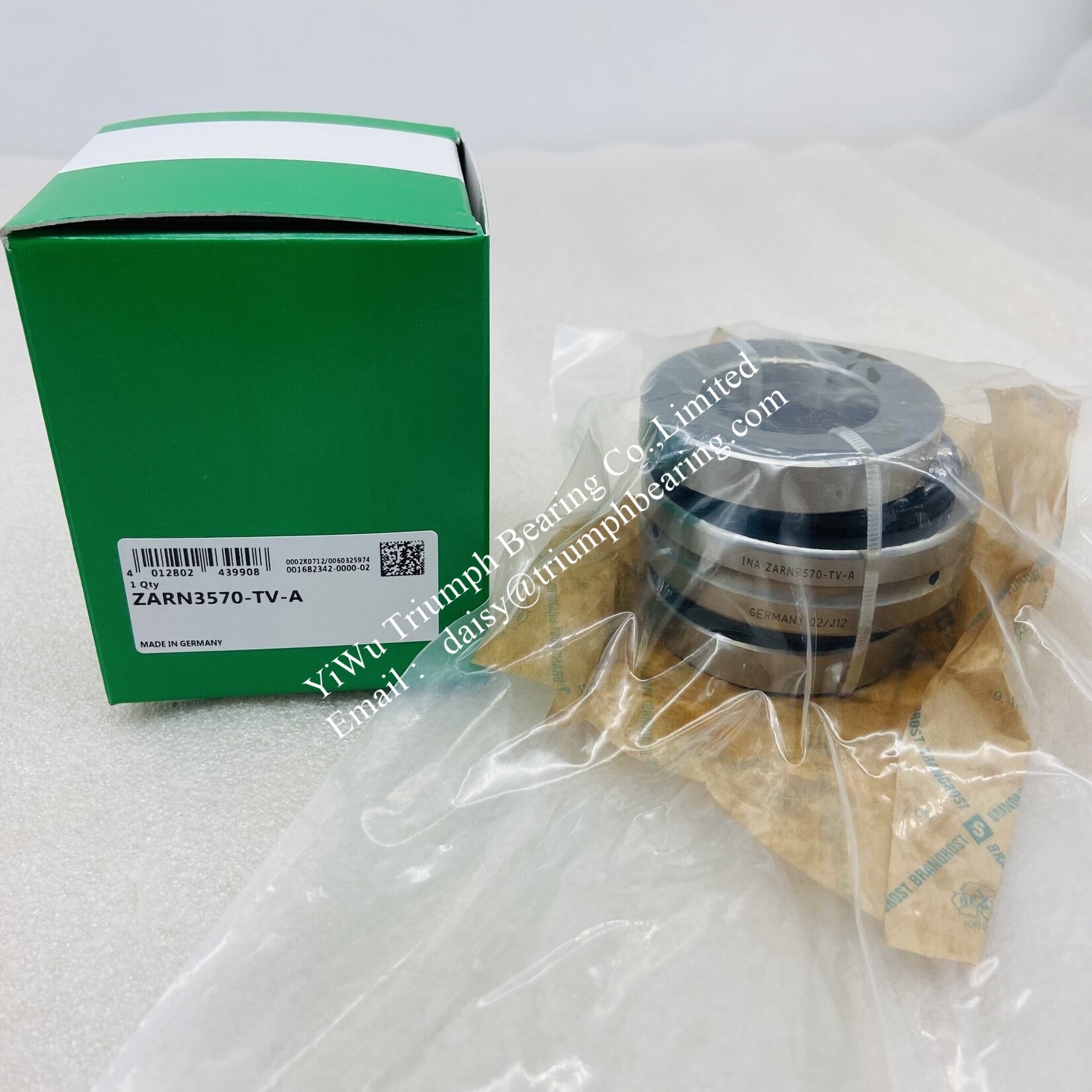 INA Needle roller/axial cylindrical roller combined bearing   ZARN3570-TV-A