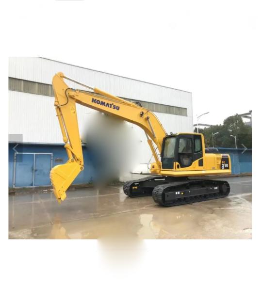 Amarelo Komatsu 210-8 Escavação 5.7M Boom comprimento 32300KG Peso