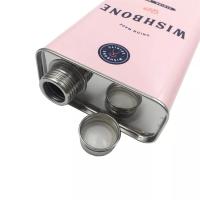 Bouteille de vodka rectangulaire de 500 ml Construction en acier inoxydable