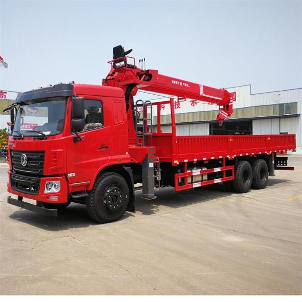 8 Ton Mini Truck Mounted Crane With 4m*4 Boom Arm And Eaton Hydraulic Pump