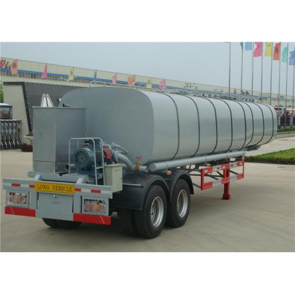 30CBM Bitumen Heating Tank , Asphalt Cheap Tanker Trailer , Asphalt Tank Transport Trailer