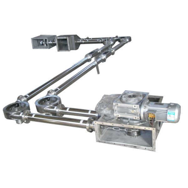Customized Tube Chain Conveyor for Powder Material Handling Tubular Drag Chain Conveyor Tubular Conveyor for Powder and Granule Handling in Industrial Plants