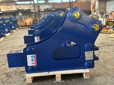 Side Type Soosan Heavy Duty Cat Volvo Excavator hammer rock breaker 75mm Diameter 4-Ton
