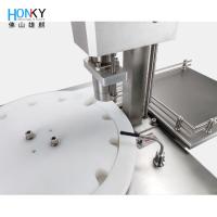 Semi-Automatic 10ml Vial Filling Capping Machine with Ceramic Pump 25 BPM