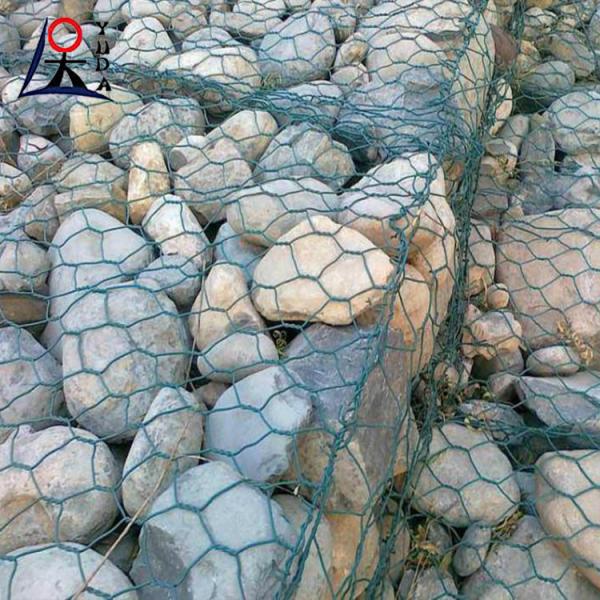 Stone Filled Wire Mesh Wall Gabion Basket Wall Welded Gabions Box
