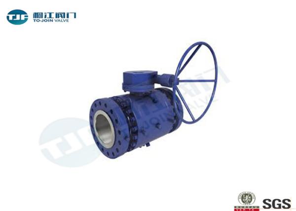 Flange End Trunnion Ball Valve , API 6D Three Piece Ball Valve 2 - 42