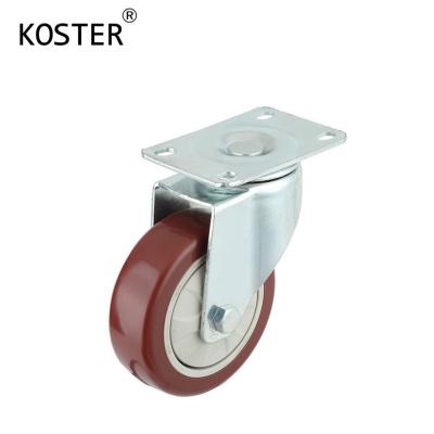 Carrinho de compras de móveis com rolamento único, diâmetro 65 mm, carga 90 kg