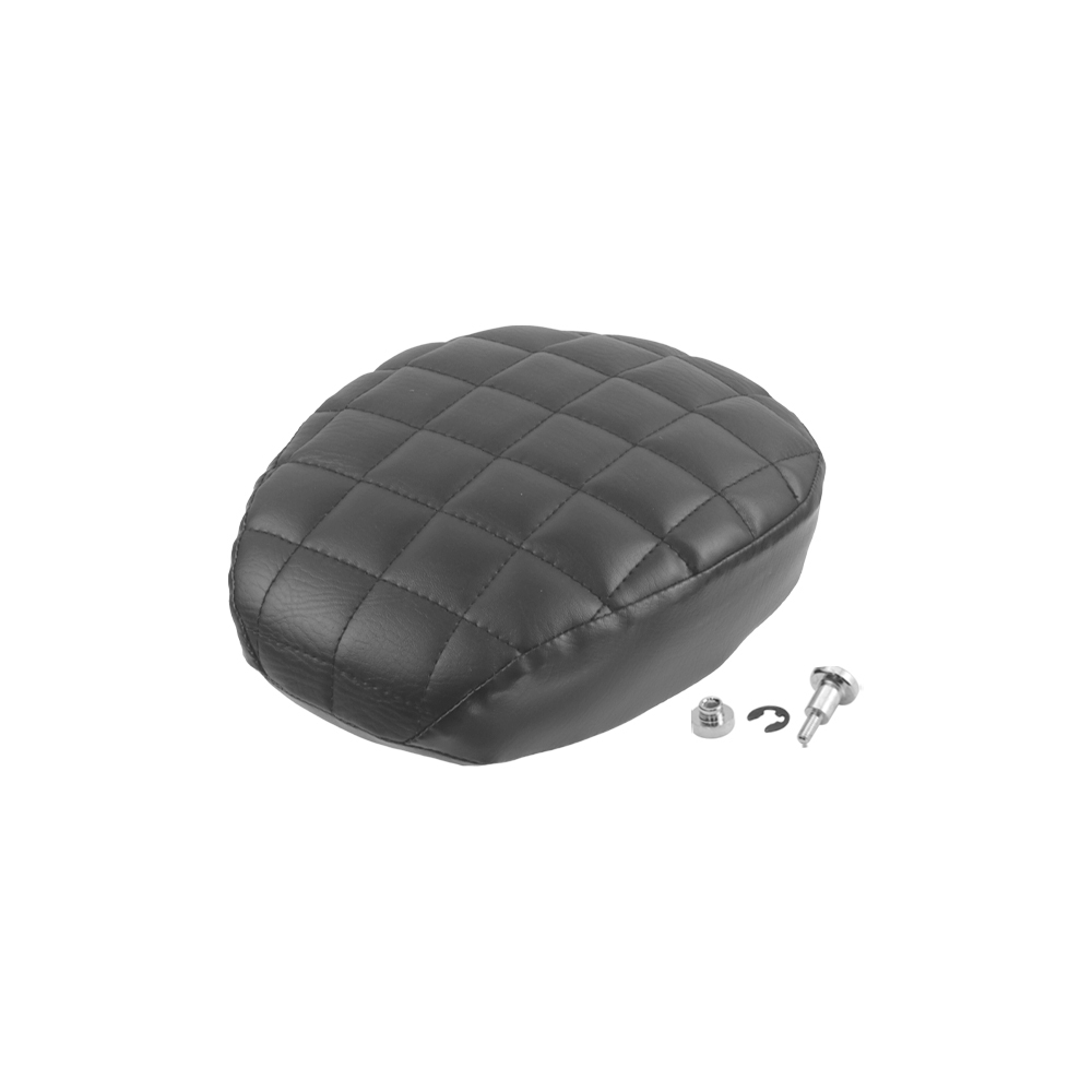 Harley Sportster Forty Eight XL1200 883 72 48 Motorcycle Rear Passenger Seat Cushion Checkered Grid Pillion Pad
