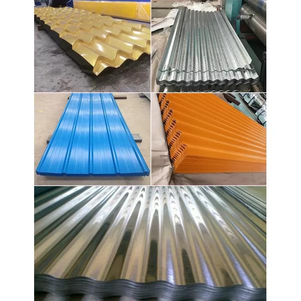 Plain Ends SGS GI Corrugated Steel Roofing Sheets
