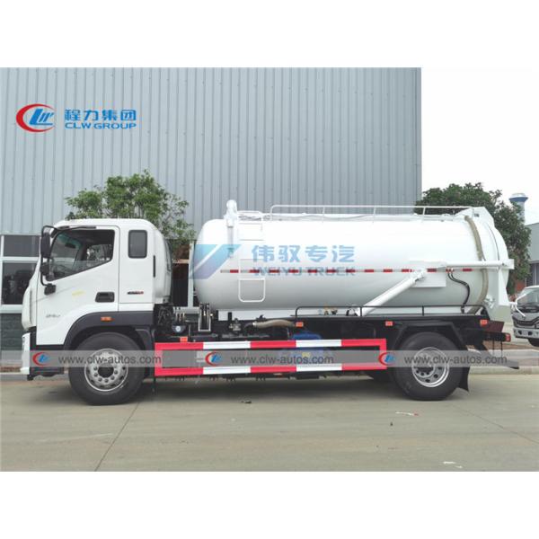 Foton Auman 240HP 10000L Sewer Vacuum Truck For Liquid Disposal Collection