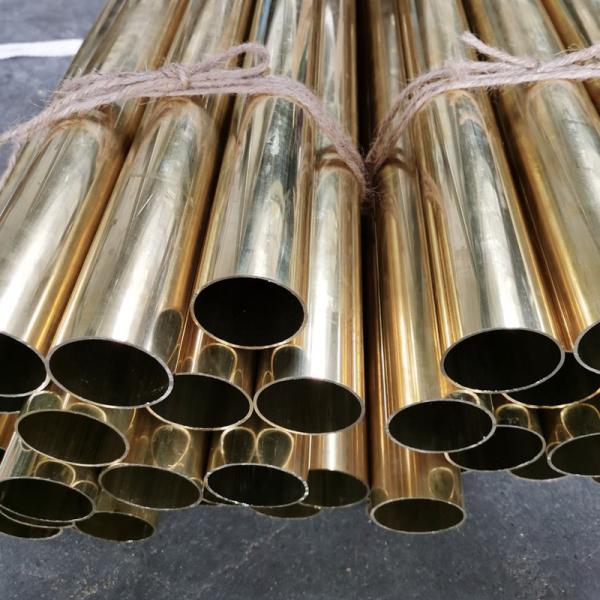 Mill Finish Polished Copper Brass Metals Tube Pipe ASTM CuZn37 CuZn40 Alloy Material