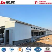 H-Section Steel Structure Livestock Greenhouse with Glass Walls