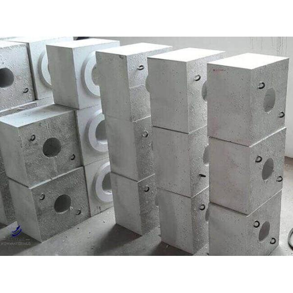 High Heat Insulating Fire Brick Purging Plug And Seat Block At Refining Ladles