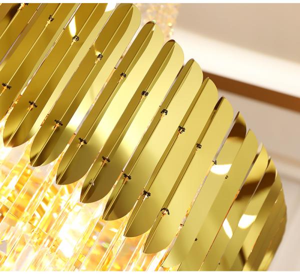 Led Crystal Chandelier For Living Dining Room Round Rectangle hotel lobby chandelier(WH-CY-239)