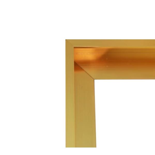 Customized Golden Color Aluminum Frame for Home Decorative Wall Picture Presentation