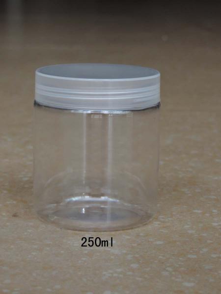 2500G & 250ML PET Round Cosmetic Packaging/Cream Jar /Aluminum Jars With Screw Cap