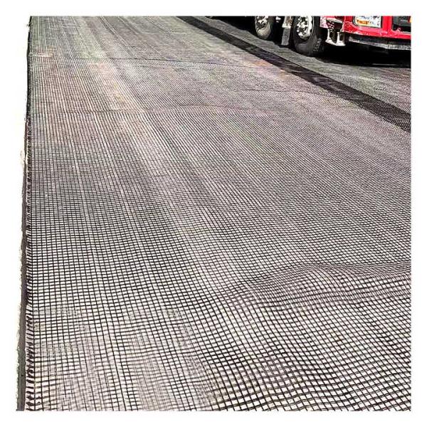 Erosion Resistance Fiberglass Geogrid For Road Stabilization , Roadbed Enhancement Geogrids
