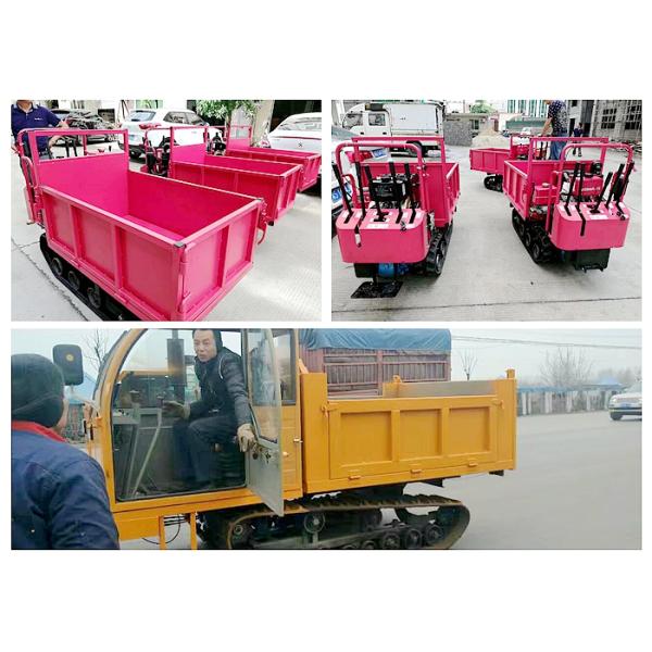 Hydraulic Mini Crawler Dumper , Self Loading Mini Dumper 6.5HP Horsepower