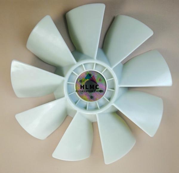 Excavator Diesel Cooling Fan Blade 6 Holes 9 Blades 6D102 Construction Machinery Parts