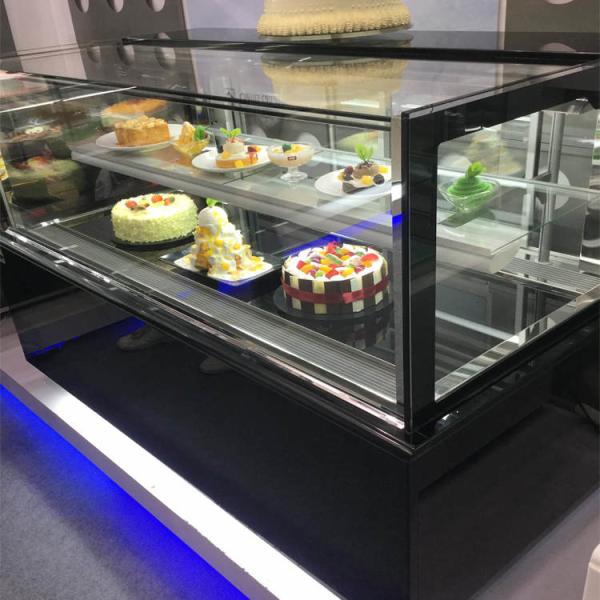 CE Commercial Bakery Equipments Self Closing Door 6ft Display Fridge