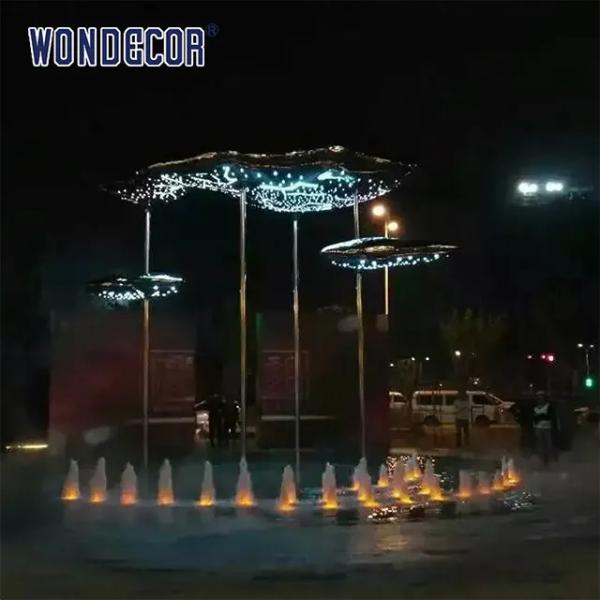 WONDERS Forged Metal Sculpture Stainless Steel Abstract Tree Sculpture