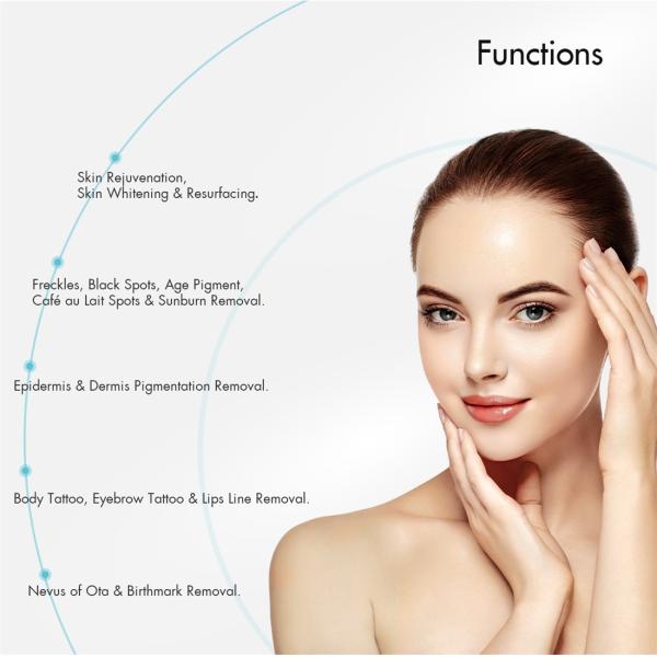 Наивысшая мощность q переключила машину удаления пигмента удаления татуировки лазера Nd Yag с 532Nm 1064Nm