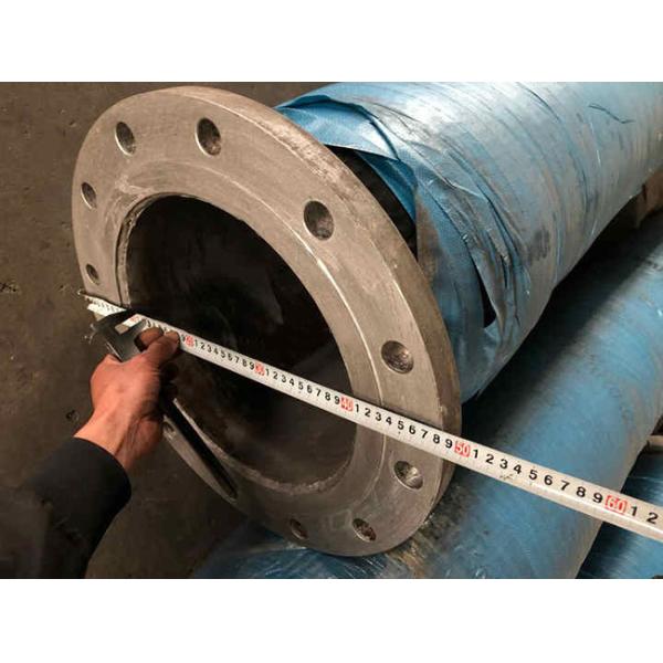Heavy Duty Slurry Suction Pipe Wear Resistant Floating Dredge Pipe With Swivel Flange
