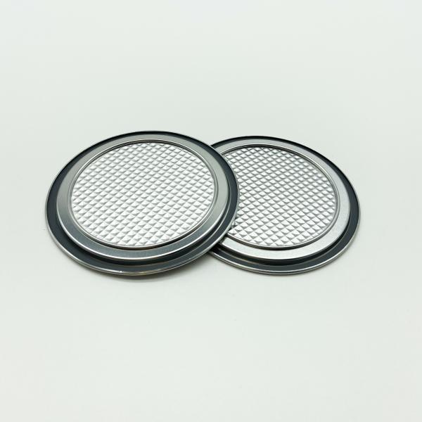 300 73mm Dia Peel Off End Aluminum Foil Seals Liner With Free Sample Provided
