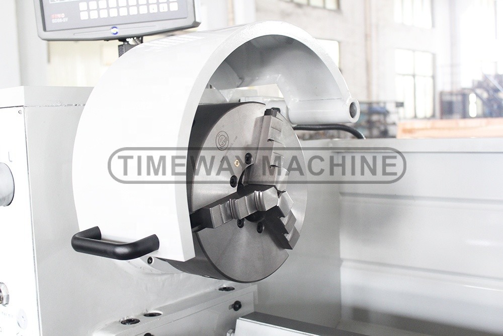 Metal Turning 410mm Swing Horizontal Lathe Machine Tool at with and 0.01mm Roundness