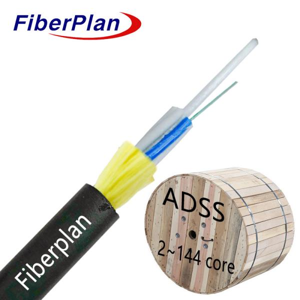 Cable de auto-suporte de fibra óptica de ar livre de cobertura única