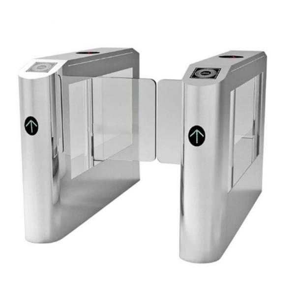 High Speed Pass Automatic Turnstiles Retractable Swing Barrier With Rfid Reader