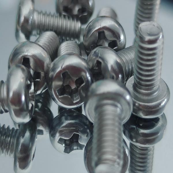 Suitable for electronics, small equipment, instruments, model building, DIY projects, and precision mechanical assemblies Mini stainless steel Phillips round head screw