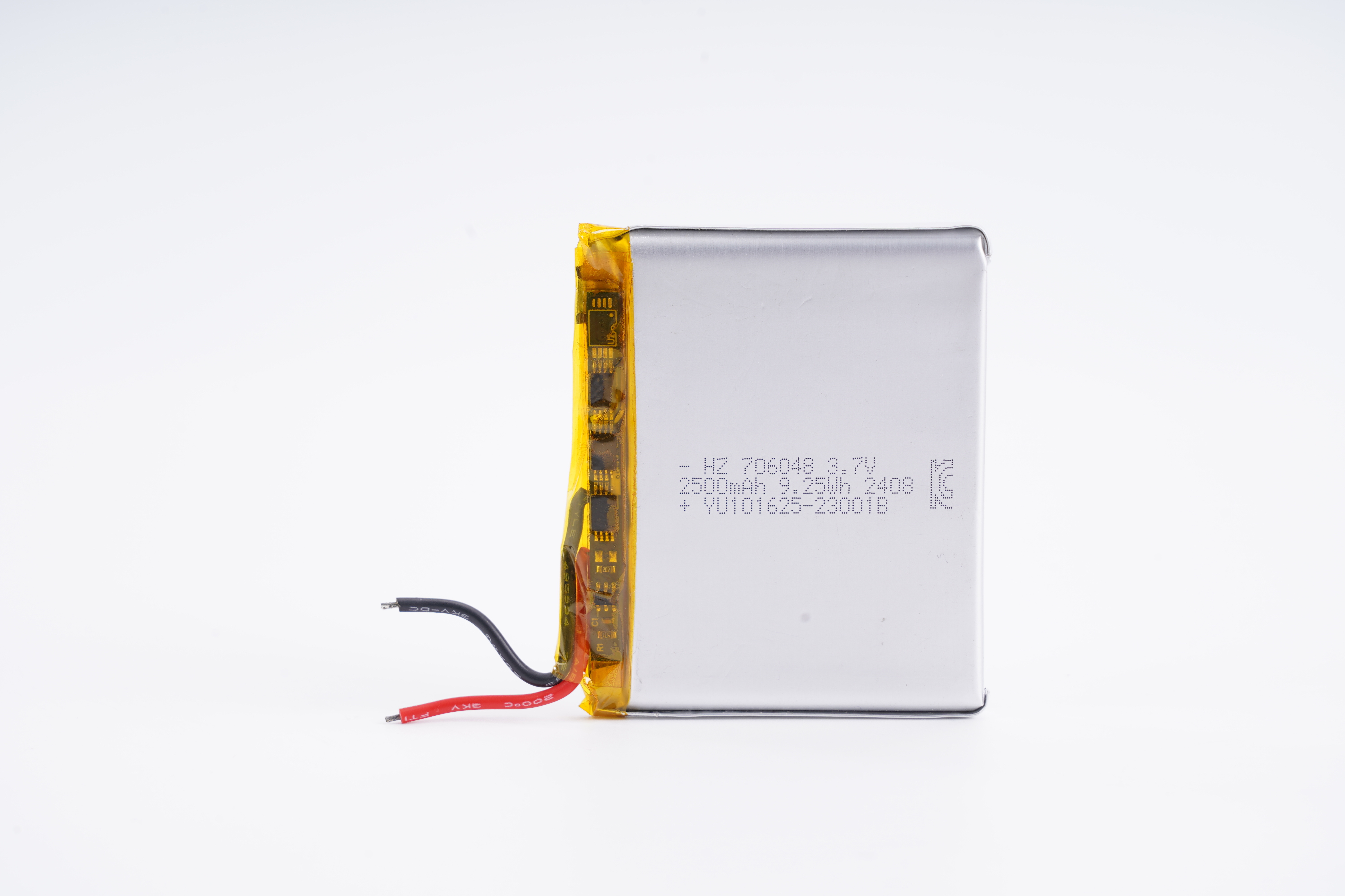 3.7V 2500mAh 706048 Lithium Polymer Battery HZ706048 Li-Po Cell For Shared Bike Lock GPS