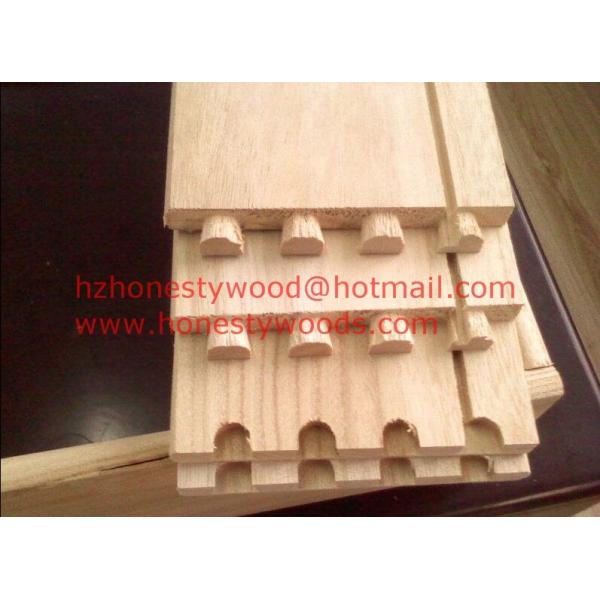 Paulownia drawer sides and backs, Paulownia drawer component. Dovetail groove