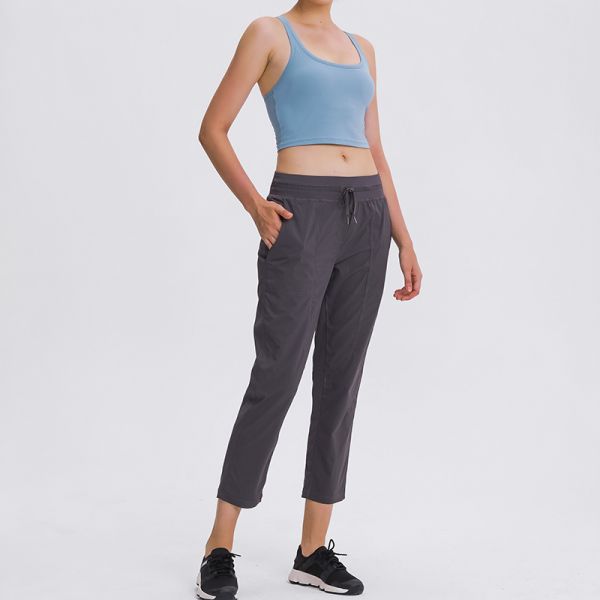 Yoga Gym Racerback Sports Bra Nylon Spandex Blend Crop Breathable Olive Green