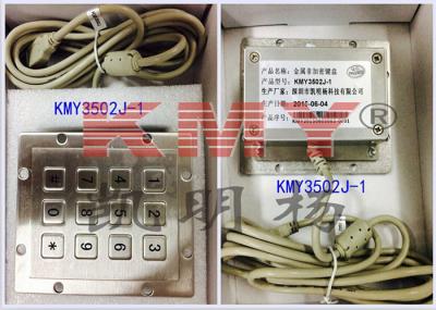 IK07 Stainless Steel Numeric Keypad ATM Number Pad PS2 USB Interface