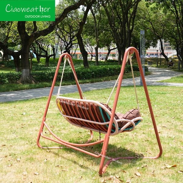 Customized Color Garden Swing Chairs Patio Backyard Outdoor Swing Canopy Seat Cushions Cover for Backyard Furniture