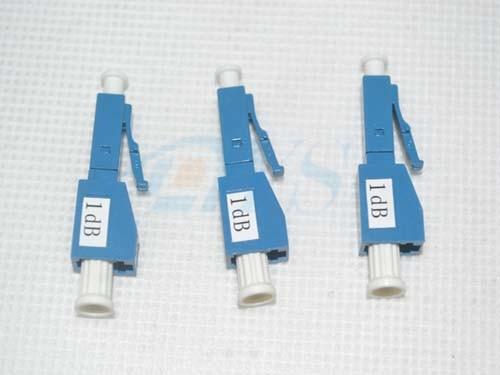Plug Type Fiber Optic Attenuator 1db LC / UPC For Multiwavelength Systems Balancing