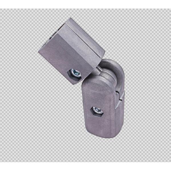 Die Casting AL-30 Aluminum Pipe Joint with Silver Anodized Aluminium Tube Connector for Lean Tube Systems
