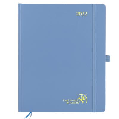 Calendário com programação de hora em hora e abas mensais para o planeamento acadêmico desde julho de 2023-junho de 2023 claro - azul