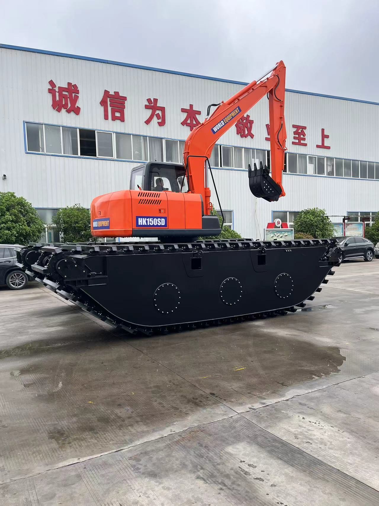 СВЕТ Амфибийный экскаватор HK150SD с 0,25 до 0,5 М3 Речной очистной машины