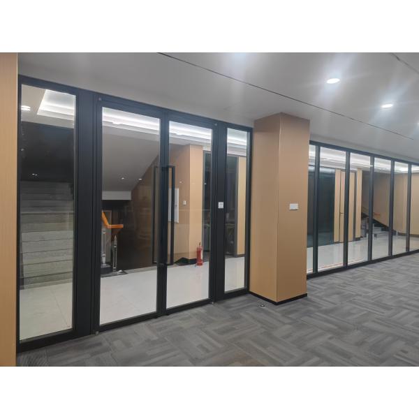 Aluminum Frame Glass Partition Wall - Customizable Office System