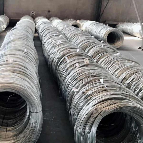 12 / 16 / 18 Gauge Galvanized Steel Wire Hot Dipped Zinc Coated SAE1006 6mm A53