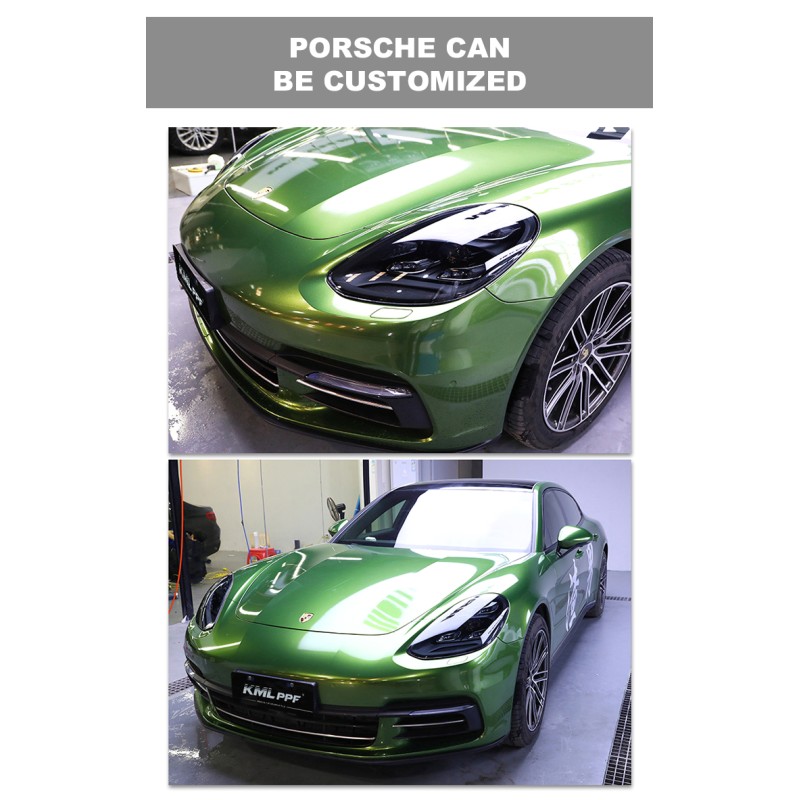 30cm*10m Photochromic TPU Car Lamp Film Clear to Black Car Headlight Film