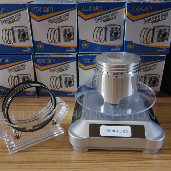 Durable JH70 Honda Motorcycle Pistons 47mm CLY DIA Aluminum Silver