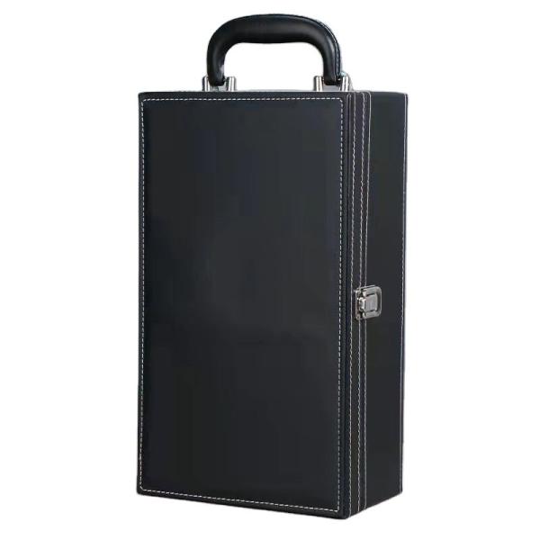 Rectangle Red Wine Bottle Gift Box Custom Logo 35.2x27x11.5cm