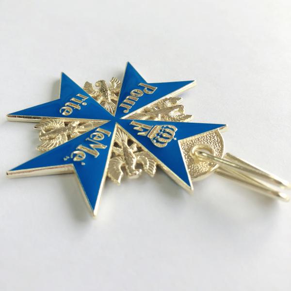 Order of Prussia Award Medal WW1 German Cap Badges Wing Sword Metal Badge