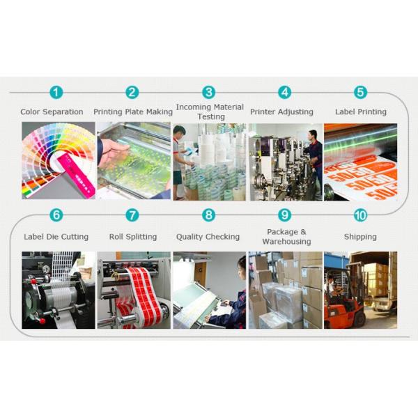 Vinyl BOPP 1000pcs Hot Stamping Sticker Customized Gold Packaging Labels Youfu