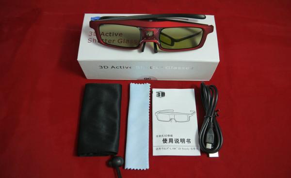Factory Wholesale 3D Eyeglasses DLP Shutter Glasses Work For Optoma Acer NEC HD Projector