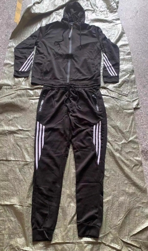 Spot Goods Men's Two-Piece Sets for Custom Blank Breathable Sportswear Rash Guard Suit